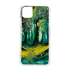 Trees Forest Mystical Forest Nature Junk Journal Landscape Nature Iphone 11 Pro Max 6 5 Inch Tpu Uv Print Case by Maspions