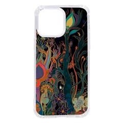 Trees Forest Mystical Forest Nature Junk Journal Landscape Iphone 14 Pro Max Tpu Uv Print Case by Maspions