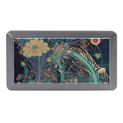 Flowers Trees Forest Mystical Forest Nature Junk Journal Scrapbooking Background Landscape Memory Card Reader (mini)