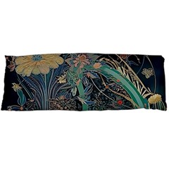 Flowers Trees Forest Mystical Forest Nature Junk Journal Scrapbooking Background Landscape Body Pillow Case Dakimakura (two Sides)