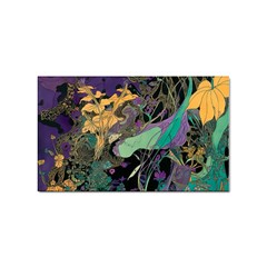 Flowers Trees Forest Mystical Forest Nature Sticker Rectangular (10 Pack)