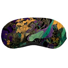 Flowers Trees Forest Mystical Forest Nature Sleep Mask by Maspions