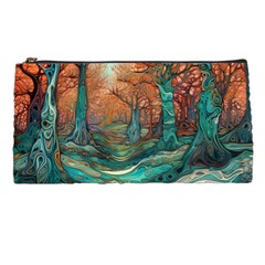 Trees Tree Forest Mystical Forest Nature Junk Journal Scrapbooking Landscape Nature Pencil Case by Maspions