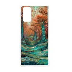 Trees Tree Forest Mystical Forest Nature Junk Journal Scrapbooking Landscape Nature Samsung Galaxy Note 20 Tpu Uv Case by Maspions