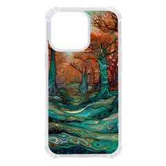 Trees Tree Forest Mystical Forest Nature Junk Journal Scrapbooking Landscape Nature Iphone 13 Pro Tpu Uv Print Case by Maspions