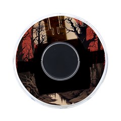 Comic Gothic Macabre Vampire Haunted Red Sky On-the-go Memory Card Reader