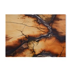 Texture Woodgrain Pattern Nature Wood Pattern Crystal Sticker (a4)