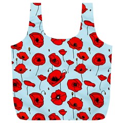 Poppies Flowers Red Seamless Pattern Full Print Recycle Bag (xl)