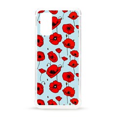 Poppies Flowers Red Seamless Pattern Samsung Galaxy S20 6 2 Inch Tpu Uv Case