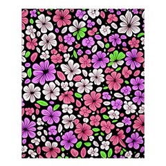 Flowers Floral Pattern Digital Texture Beautiful Shower Curtain 60  X 72  (medium) 