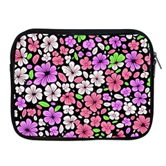 Flowers Floral Pattern Digital Texture Beautiful Apple Ipad 2/3/4 Zipper Cases