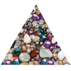 Seamless Texture Gems Diamonds Rubies Decorations Crystals Seamless Beautiful Shiny Sparkle Repetiti Wooden Puzzle Triangle