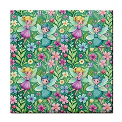 Fairies Fantasy Background Wallpaper Design Flowers Nature Colorful Face Towel
