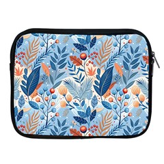 Berries Foliage Seasons Branches Seamless Background Nature Apple Ipad 2/3/4 Zipper Cases by Maspions