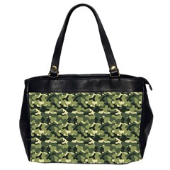 Camouflage Pattern Oversize Office Handbag (2 Sides) by goljakoff