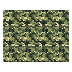Camouflage Pattern Premium Plush Fleece Blanket (large)