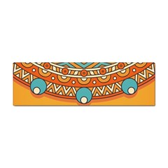 Mandala Orange Sticker Bumper (100 Pack)