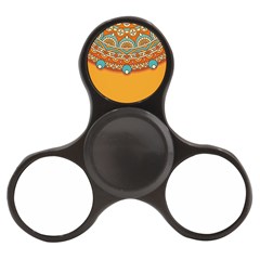 Mandala Orange Finger Spinner