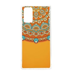 Mandala Orange Samsung Galaxy Note 20 Tpu Uv Case by goljakoff