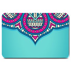 Mandala Blue Large Doormat