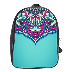 Mandala Blue School Bag (large)