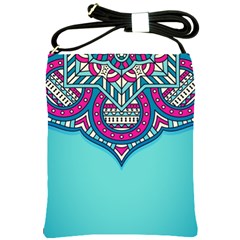 Mandala Blue Shoulder Sling Bag