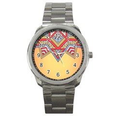 Mandala Sun Sport Metal Watch by goljakoff