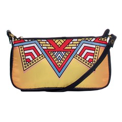 Mandala Sun Shoulder Clutch Bag