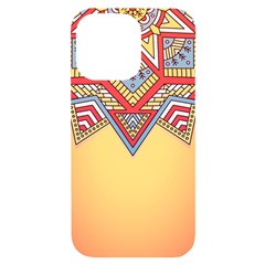Mandala Sun Iphone 14 Pro Max Black Uv Print Case
