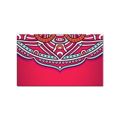 Mandala Red Sticker Rectangular (10 Pack) by goljakoff