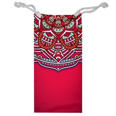 Mandala Red Jewelry Bag