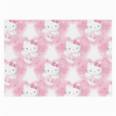 Hello Kitty Pattern, Hello Kitty, Child, White, Cat, Pink, Animal Large Glasses Cloth (2 Sides)