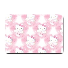 Hello Kitty Pattern, Hello Kitty, Child, White, Cat, Pink, Animal Small Doormat