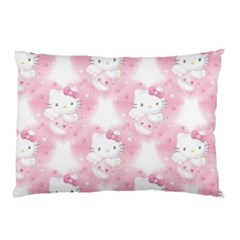 Hello Kitty Pattern, Hello Kitty, Child, White, Cat, Pink, Animal Pillow Case