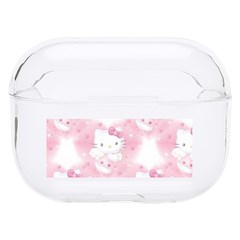 Hello Kitty Pattern, Hello Kitty, Child, White, Cat, Pink, Animal Hard Pc Airpods Pro Case by nateshop