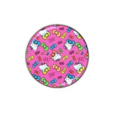 Hello Kitty, Cute, Pattern Hat Clip Ball Marker (4 Pack)