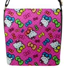 Hello Kitty, Cute, Pattern Flap Closure Messenger Bag (s) by nateshop