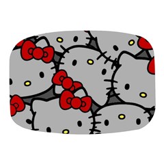 Hello Kitty, Pattern, Red Mini Square Pill Box by nateshop