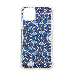 Islamic Ornament Texture, Texture With Stars, Blue Ornament Texture Iphone 11 Pro 5 8 Inch Tpu Uv Print Case by nateshop