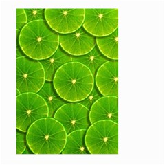Lime Textures Macro, Tropical Fruits, Citrus Fruits, Green Lemon Texture Large Garden Flag (two Sides)