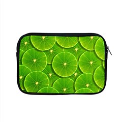 Lime Textures Macro, Tropical Fruits, Citrus Fruits, Green Lemon Texture Apple Macbook Pro 15  Zipper Case by nateshop