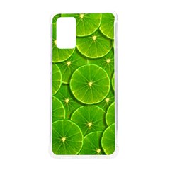 Lime Textures Macro, Tropical Fruits, Citrus Fruits, Green Lemon Texture Samsung Galaxy S20plus 6 7 Inch Tpu Uv Case by nateshop