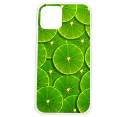 Lime Textures Macro, Tropical Fruits, Citrus Fruits, Green Lemon Texture Iphone 12 Pro Max Tpu Uv Print Case by nateshop