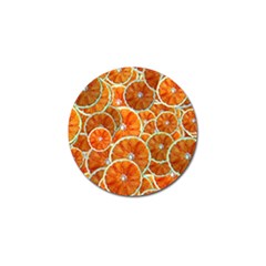 Oranges Patterns Tropical Fruits, Citrus Fruits Golf Ball Marker by nateshop