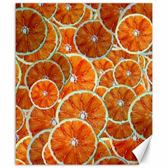 Oranges Patterns Tropical Fruits, Citrus Fruits Canvas 20  x 24 