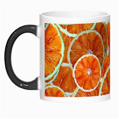 Oranges Patterns Tropical Fruits, Citrus Fruits Morph Mug by nateshop