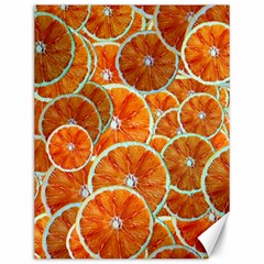 Oranges Patterns Tropical Fruits, Citrus Fruits Canvas 12  X 16  by nateshop