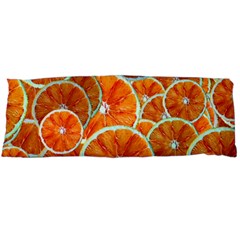 Oranges Patterns Tropical Fruits, Citrus Fruits Body Pillow Case (dakimakura)