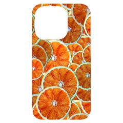 Oranges Patterns Tropical Fruits, Citrus Fruits Iphone 14 Pro Black Uv Print Case by nateshop