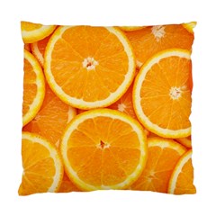 Oranges Textures, Close-up, Tropical Fruits, Citrus Fruits, Fruits Standard Cushion Case (Two Sides)